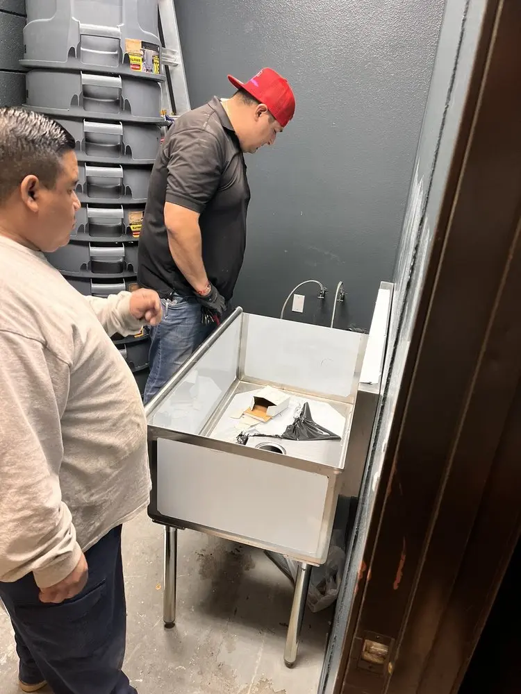 Commercial plumbing and sink installation in Wildomar