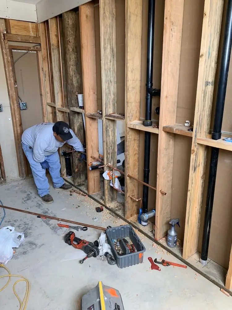 Commercial rough-in plumbing for Gas Line Repair in Wildomar